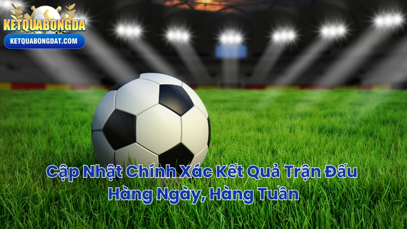 Cập Nhật Chính Xác Kết Quả Trận Đấu Hàng Ngày, Hàng Tuần