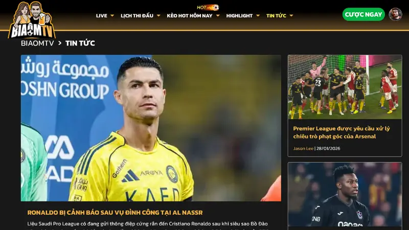 Trải nghiệm người dùng trên Biaomtv và các website khác